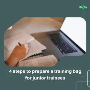 4 steps to prepare a training bag for junior trainees