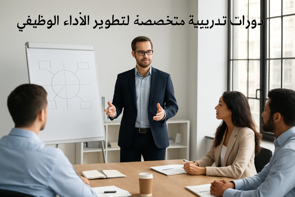 دورات تدريبية متخصصة لتطوير الأداء الوظيفي دورات تدريبية متخصصة لتطوير الأداء الوظيفي 1 دورات تدريبية متخصصة لتطوير الأداء الوظيفي